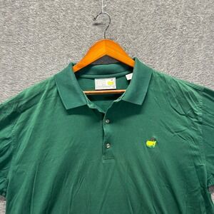 Slazenger Augusta National Golf Shop Masters Polo Shirt Green Mens XL Cotton